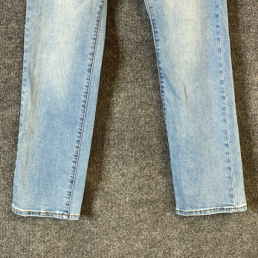 7 For All Mankind Kids Standard Light Wash Distressed Bootcut Jeans‎ Size 14